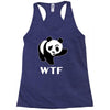 wtf panda Racerback Tank
