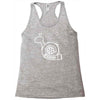 boosted turbo snail Racerback Tank
