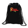 merry pizzamas 2 Drawstring Bags
