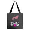love boxer dog mom funny Tote Bags
