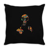 Gas Mask Throw Pillow