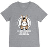 not stubborn V-Neck Tee