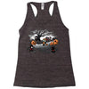 oblivious ninja trick or treat Racerback Tank