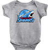 amity island sharks Baby Onesie