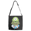 one eyes monster Adjustable Strap Totes
