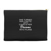 dreams into plans journal Accessory Pouches