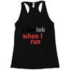 funny i fartlek Racerback Tank