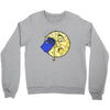 time travel to the moon Crewneck Sweatshirt
