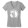 are you looking at my beer pint Women's V-Neck T-Shirt