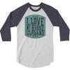 i love my beared husband 3/4 Sleeve Shirt