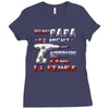 wenn papa es nicht kann Ladies Fitted T-Shirt