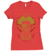 skull pirate Ladies Fitted T-Shirt
