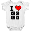 i love code Baby Onesie