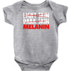 team melanin1 Baby Bodysuit