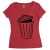 garbage ghost Women's Triblend Scoop T-shirt