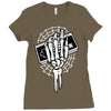 never game over Ladies Fitted T-Shirt