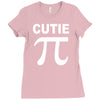 cutie pi t shirt medium funny nerdy geeky math sex humor cute awesome Ladies Fitted T-Shirt