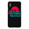 guns dont kill people iPhoneX Case