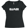gamert   funny comic console gamers Women's Triblend Scoop T-shirt