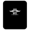 i have two titles mom and wife Mousepad