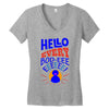 grover hello Women's V-Neck T-Shirt