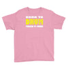 born to drum forced to work Youth Tee