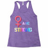 Women's March We are Strong Racerback Tank