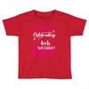 Celebrating With the 4th Birthday Queen Toddler T-shirt