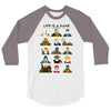 life is a game 3/4 Sleeve Shirt