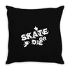 skate or die Throw Pillow