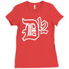 new d12 rap hip hop music classic logo Ladies Fitted T-Shirt