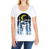 moon visitor Ladies Curvy T-Shirt