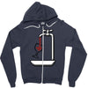 wine Zipper Hoodie