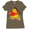 winnie le porc Ladies Fitted T-Shirt