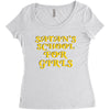 Satans School For Girls Women's Triblend Scoop T-shirt