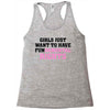 girls just want to have fundamental rights Racerback Tank
