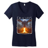 dracarys Women's V-Neck T-Shirt