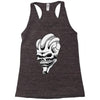 alien skull Racerback Tank