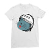 Astronaut Cat Ladies Fitted T-Shirt