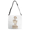 shrine of the silver monkey Adjustable Strap Totes
