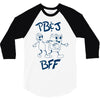 peanut butter and jelly bff 3/4 Sleeve Shirt