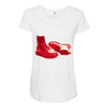 red skinhead bovver boots ideal birthday gift or present Maternity Scoop Neck T-shirt