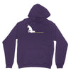 unicorn scooting on the floor Unisex Hoodie