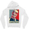 zombie poster, ideal birthday gift or present Zipper Hoodie