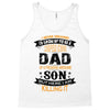 Super Cool Dad Of A Freaking Awesome Son Tank Top