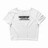 i am an accountant t shirt funny profession shirt tee gift for account Crop Top