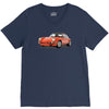 red car V-Neck Tee