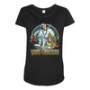 worm of grooviness Maternity Scoop Neck T-shirt