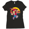 hotline plumber Ladies Fitted T-Shirt