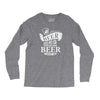 beer does not ask questions Long Sleeve Shirts